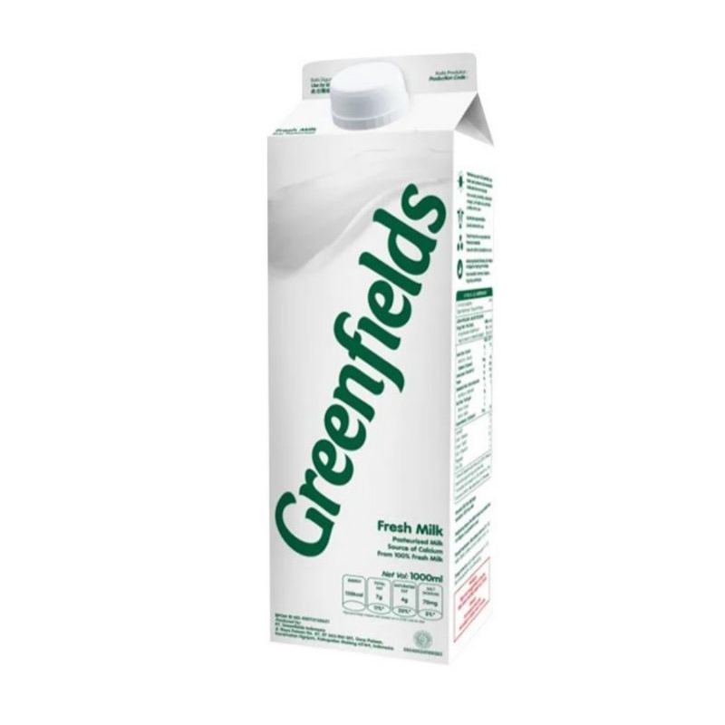 

GREENFIELDS FRESH MILK 1LT SATUAN / GREENFIELDS 1 LT