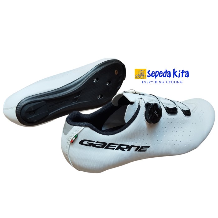 Gaerne G SPRINT Shoes Matt White - Sepatu Cleat Road Bike