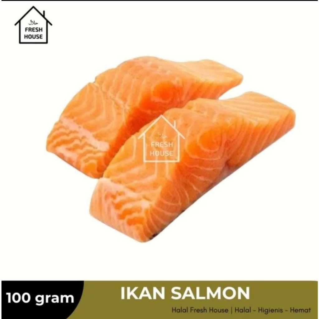 

IKAN SALMON 100Gr/SALMON PORTION 100Gr