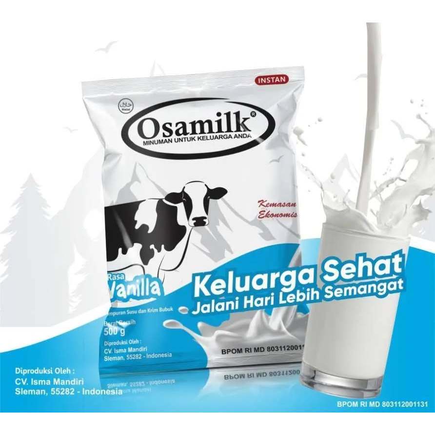 

Osamilk Vanilla 500gr - Susu Full Cream