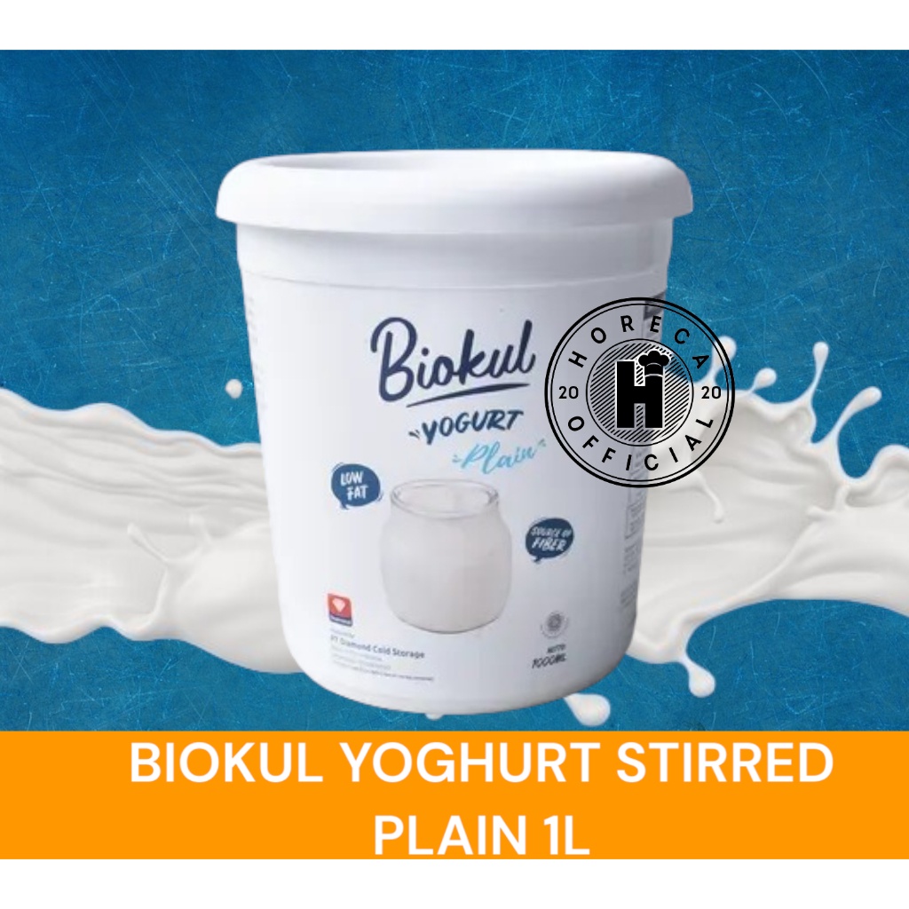 

BIOKUL YOGHURT PLAIN 1 LITER / SET YOGURT PLAIN 1000ML