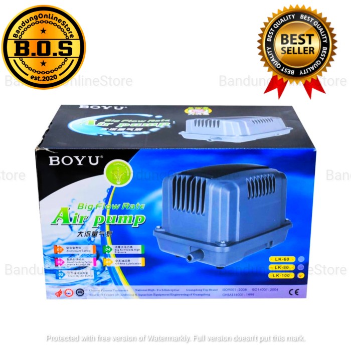 Boyu Pompa Udara Big flow Lk-100 [ Aerator big flow ]