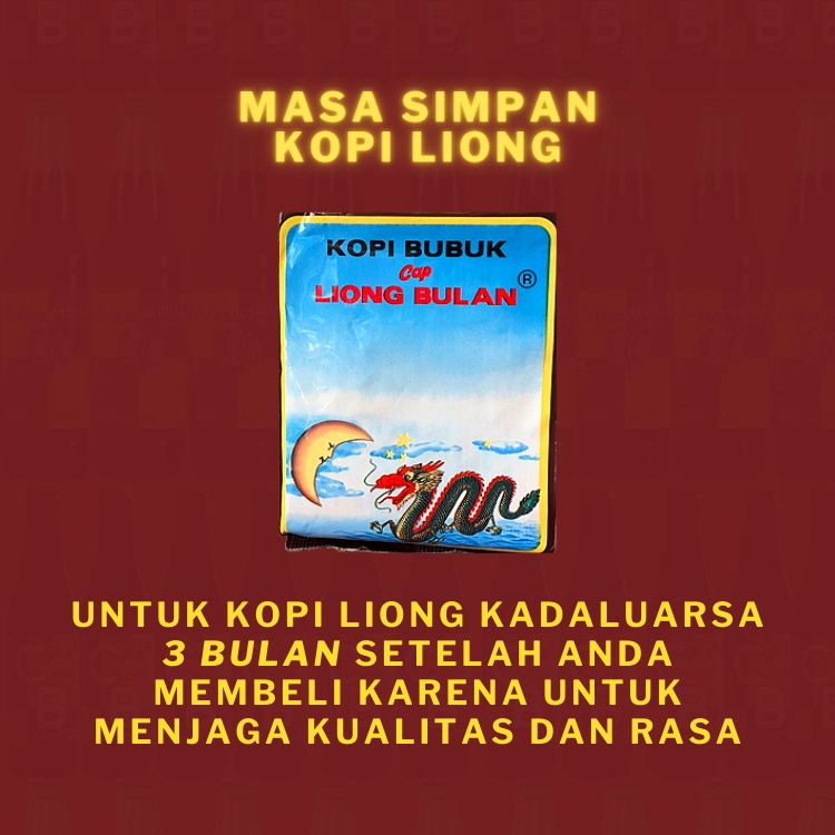 

[BISA COD] DS LIONG Kopi Liong Plus Gula 20 Sachet Khas Bogor