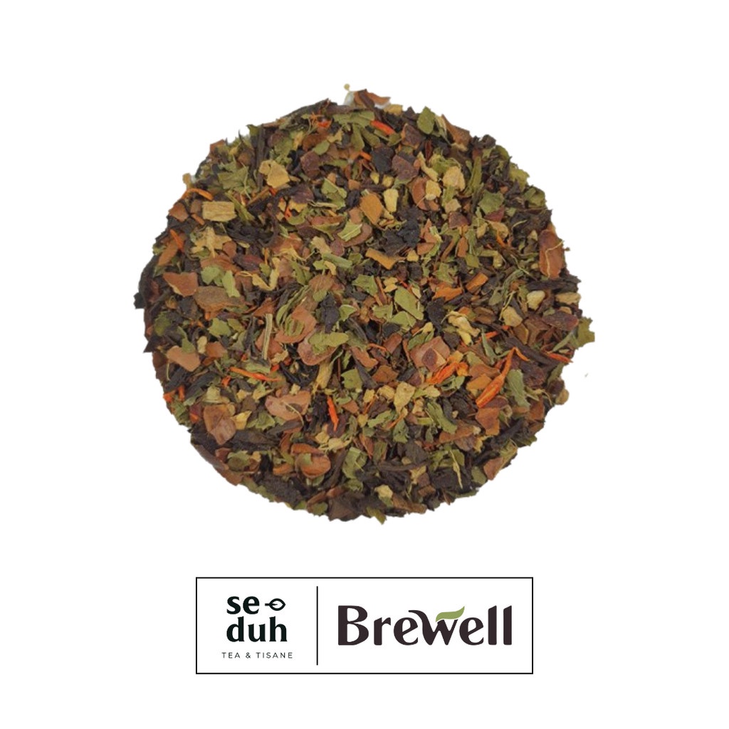 

SPICED CHOCOLATE Tea Blend - Keemun Black Tea, Cacao Husk and Spices - 15 gram