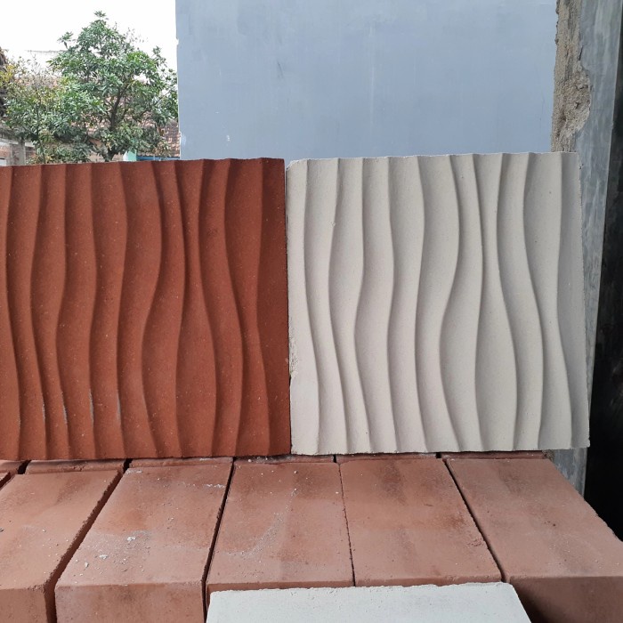 JJyoi- bata tempel mozaik batu alam batu tempel alam 3d wall panel