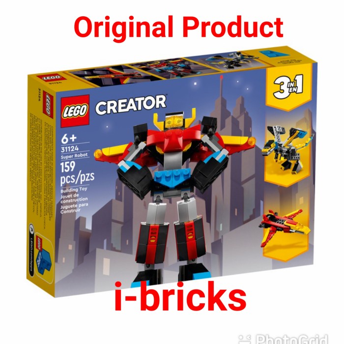 Product Laris Lego Creator 31124 Super Robot