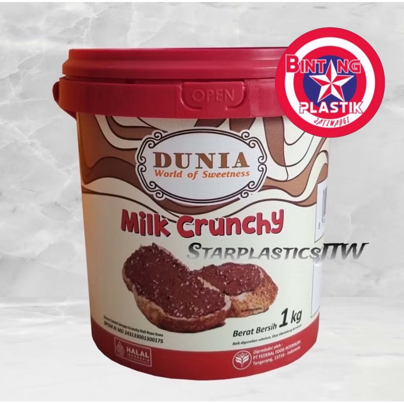

Dunia Dip Glaze All Variant 1 Kg / Selai Dunia / Donat Roti Kue / Dark Chocolate / Green Tea / Taro
