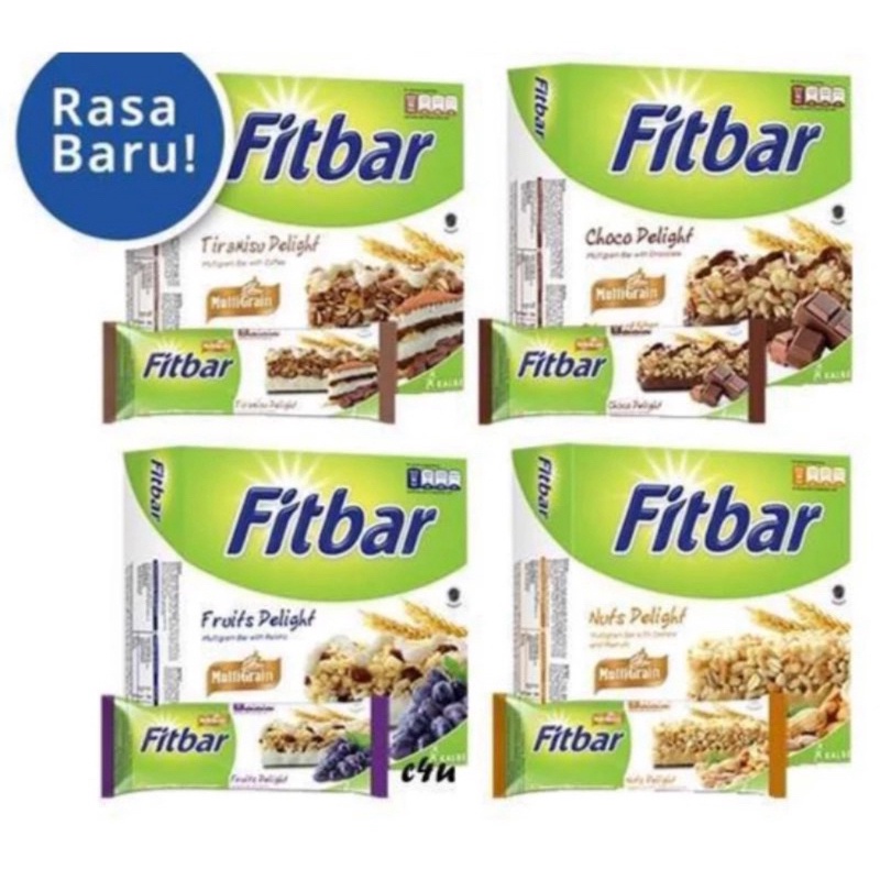 

FITBAR MULTIGRAIN - TIRAMISU DELIGHT - 1 BOX (12 pcs x 20 g)