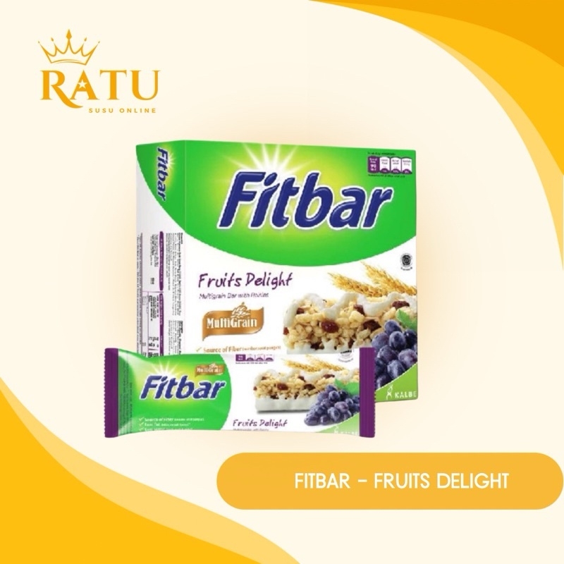

FITBAR MULTIGRAIN - FRUITS DELIGHT - 1 BOX (5 pcs x 20 g)