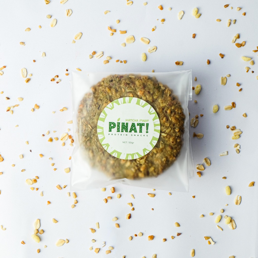 

BUNDLE 4 PCS BIG PEANUT OATMEAL PROTEIN DIET COOKIES (50GR EACH) ALL PINAT FLAVOR