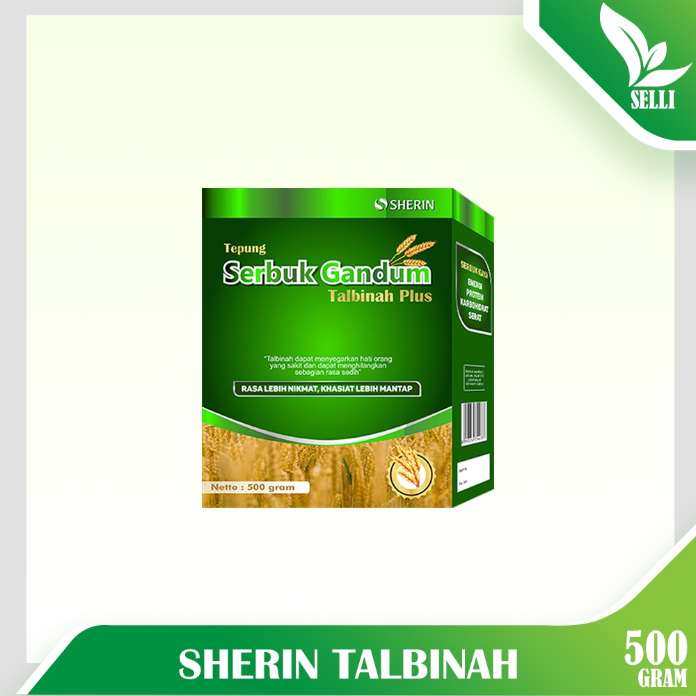 

SHERIN Tepung Serbuk Gandum Talbinah Plus 500gr ORIGINAL