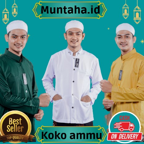 Yuksist- Baju koko ammu original pria dewasa terbaru bahan adem