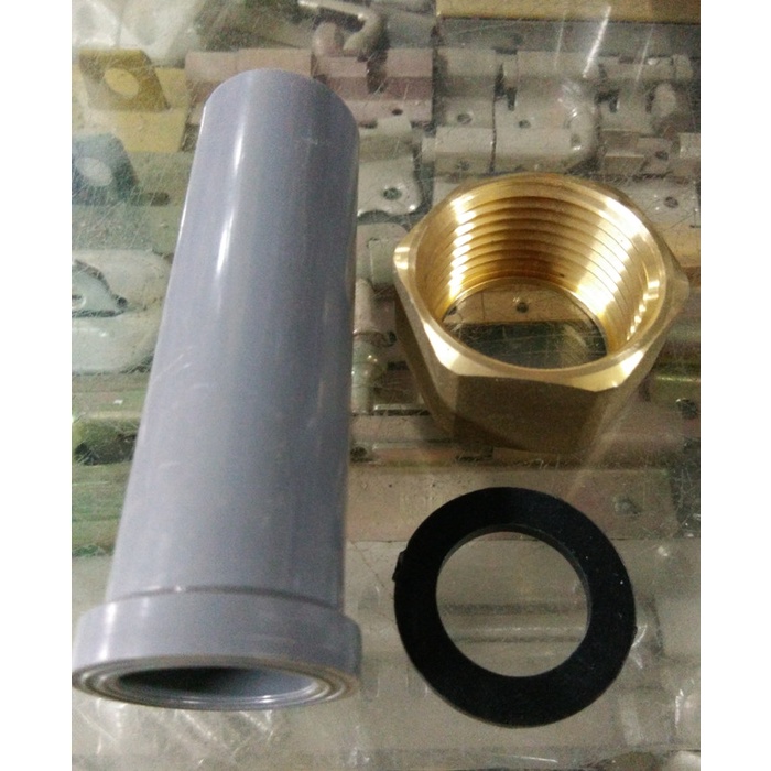 MUR UNION SANYO 1"MUR KOPLING KUNINGAN (KOMPLIT)