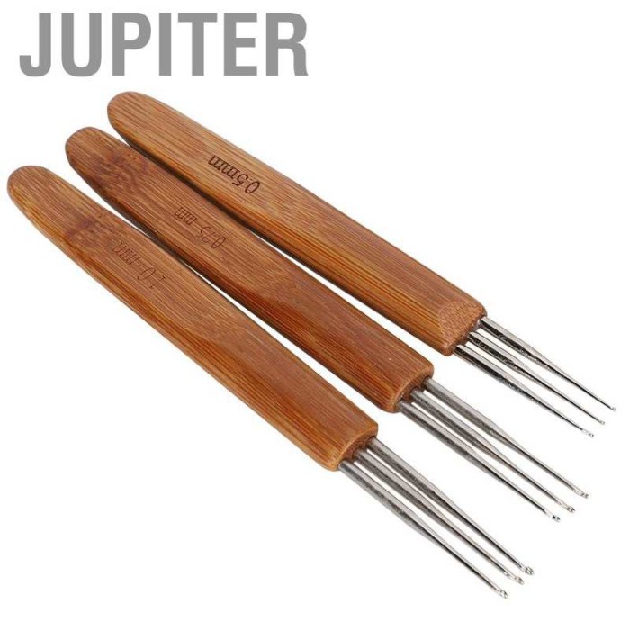 9 PCS SET ALAT TENUN RAMBUT GIMBAL SINGLE DOUBLE 3 GAGANG BAMBU