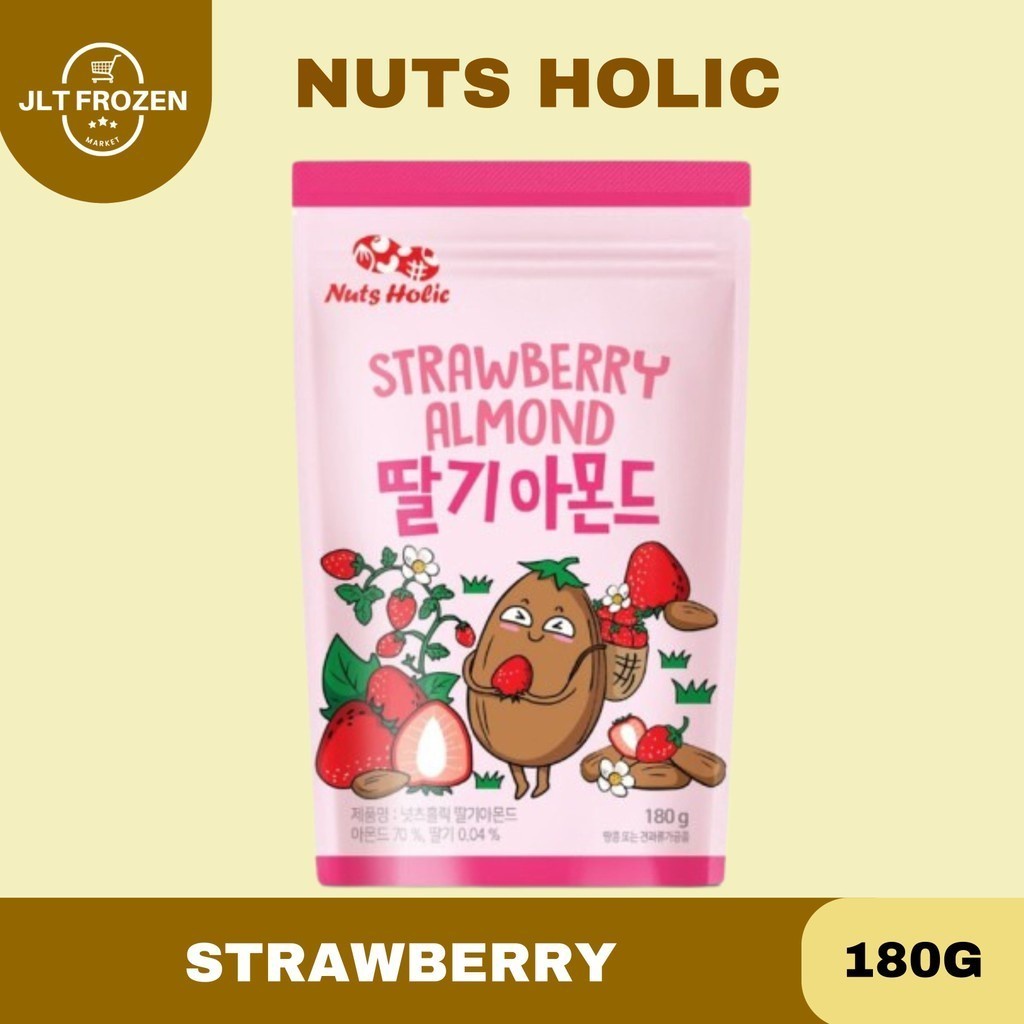 

KOKA Nuts Holic / Snack Korea Kacang Almond / Makanan Ringan Rasa Banana Almond / Honey Butter