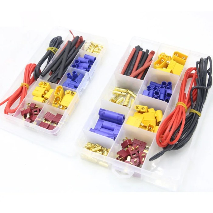 T Plug / XT60 / XT90 / EC3 / EC5 Male & Female Plug Adapter
