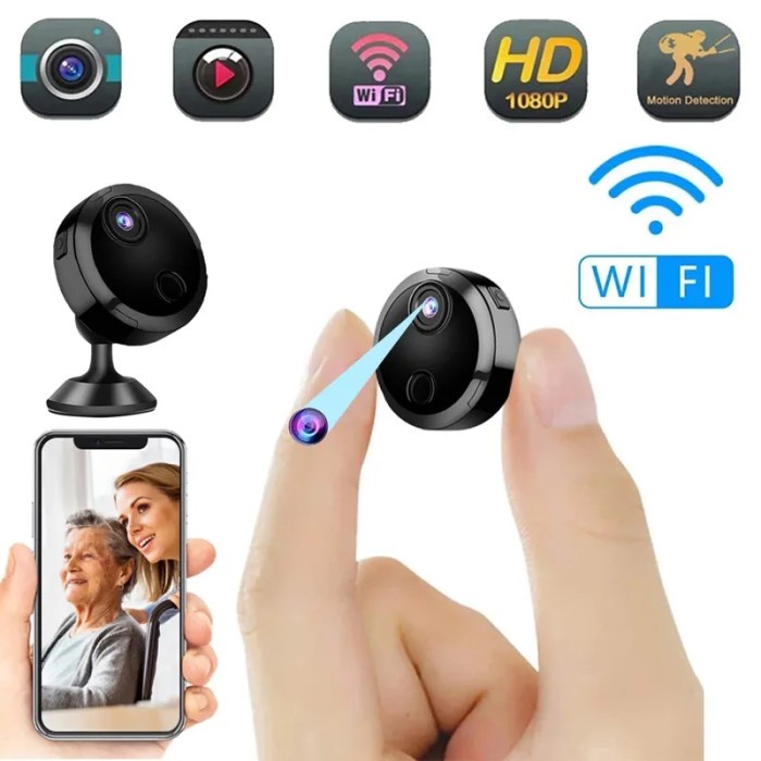 Night Vision Mini Camera Wireless HD WiFi Mini Camera Household