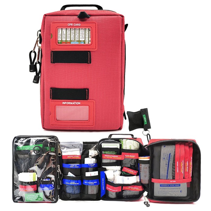 Large First Aid Kit Outdoor Survival Emergency kit Rescue Bag