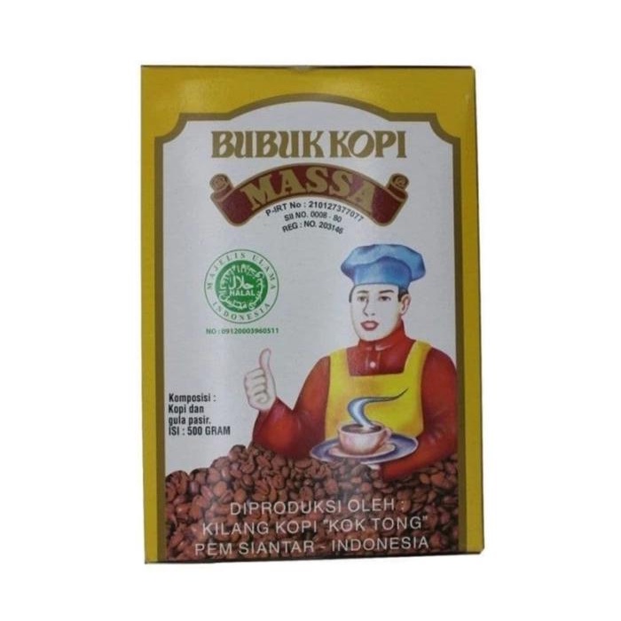 

Kopi Bubuk Kok Tong Kasar / Halus 500 Gram Asli New