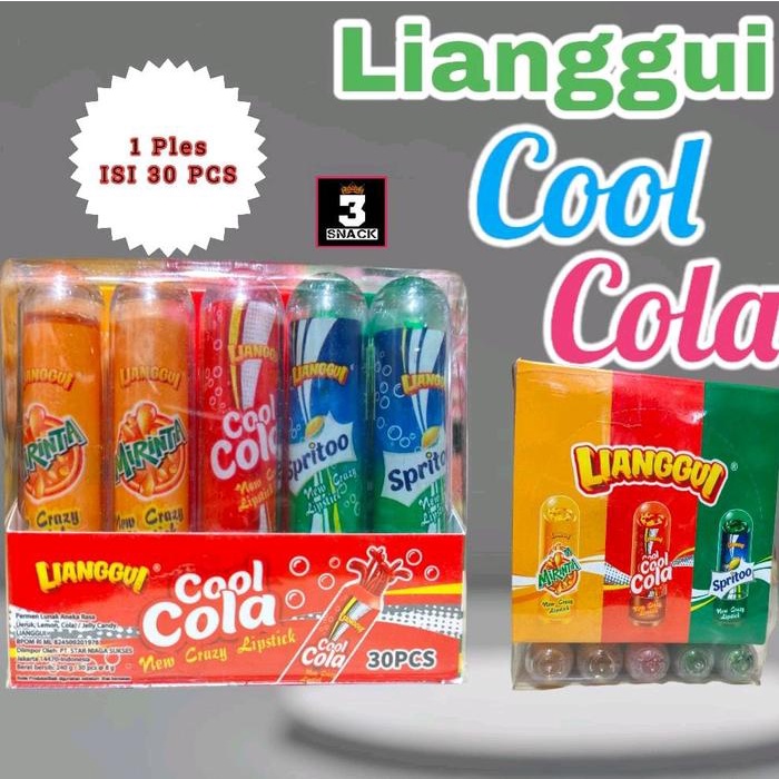 

SALE !!! PERMEN LUNAK LIANGGUI COOL COLA 1 PAK ISI 30 PCS CANDY READYY
