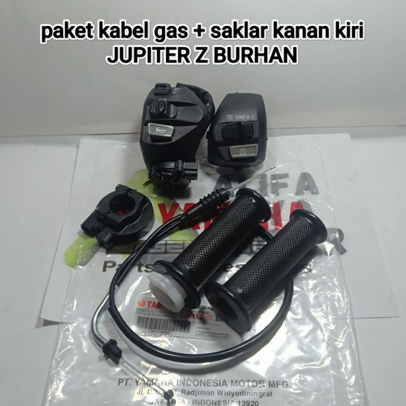 PAKET KABEL GAS + SAKLAR KANAN KIRI JUPITER Z BURHAN