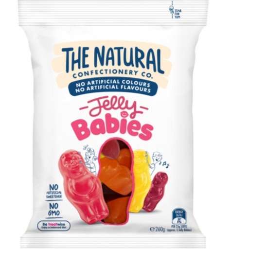 

SALE !!! THE NATURAL JELLY BABIES PERMEN LUNAK 260GRAM READYY
