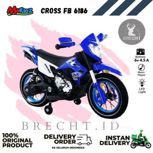 Mainan motor aki anak fb-6186 motor cross aki anak murah DiskonJual MurahHarga DiskonObral