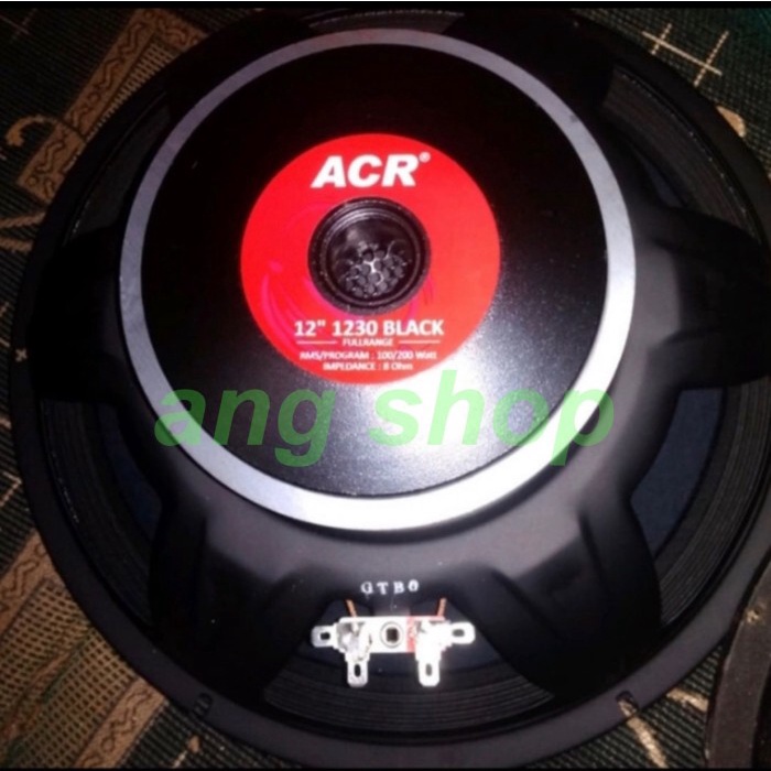 Sale Speaker Acr 12" Full Range 1230 Black