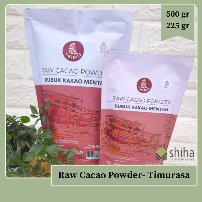 

Ready" Raw Cacao Powder Timurasa Kakao Mentah Bubuk 500Gr