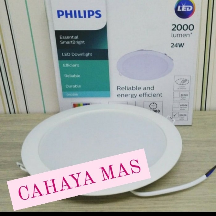 DOWNLIGHT LED PHILIPS 24 WATT PANEL LED DN020B G2 24W 8" 24 W 8 INCH