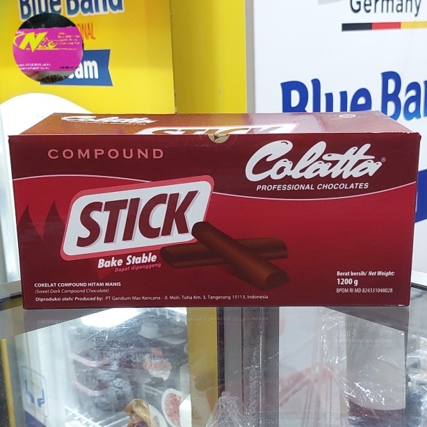 

Ready" Coklat Colatta Stik / Chocolate Stick / Sticks Compound 1.2 Kg Grab