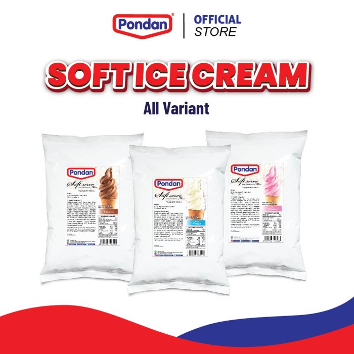 

Ready" Pondan Soft Ice Cream Bulky