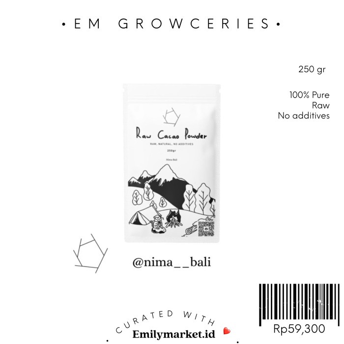 

Ready" Raw Cacao Powder By Nima Bali
