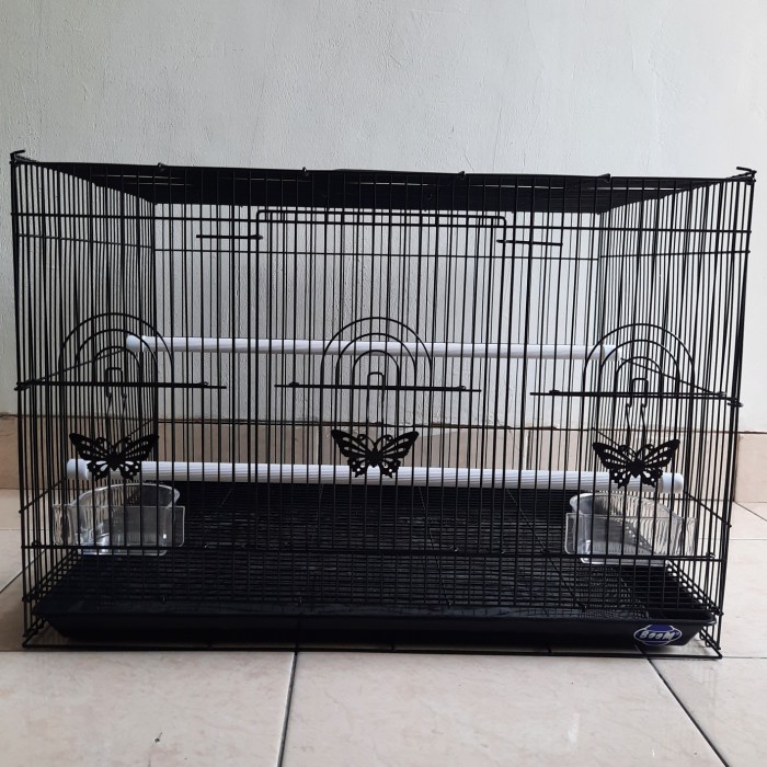 kandang ternak lovebird besi/kandang kotak besi merk pandan dan boom