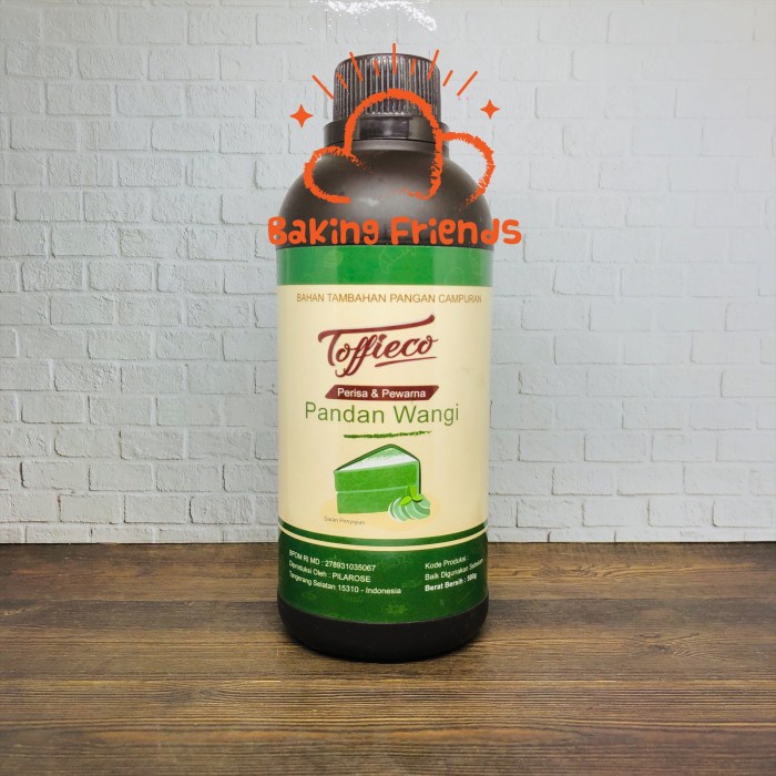 

Ready" Toffieco Pasta Pandan Wangi 500Gr/Perisa Perasa Pewarna Pandan Wangi