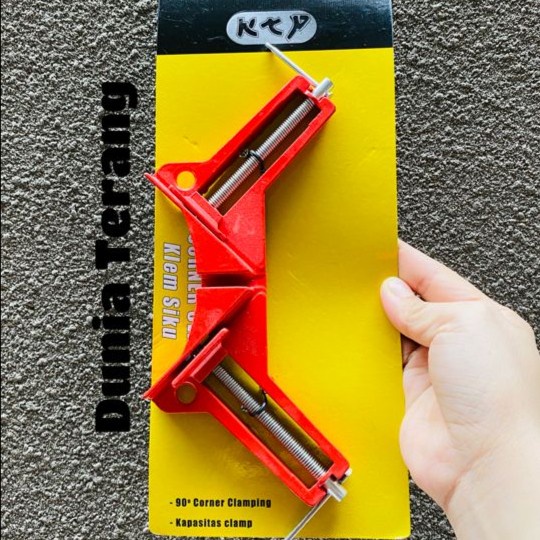 Catok Sudut KTP - Klem Siku Catok Siku Sudut Corner Clamp Angle Holder