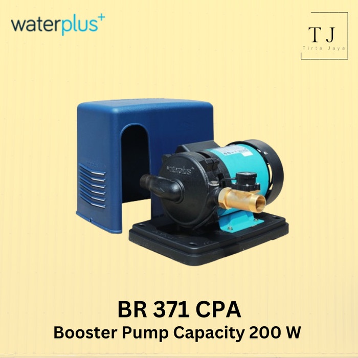 Pompa Booster WATERPLUS BR 371 CPA Otomatis 200 Watt Pompa Pendorong