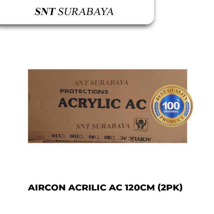 Acrylic AC 120CM 2PK - Talang AC 2PK - Penahan Angin AC 1PK 2PK