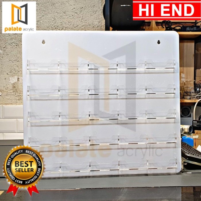 

BARANG TERLARIS Rak kartu KTP isi 25 bahan acrylic bening plastik / akrilik