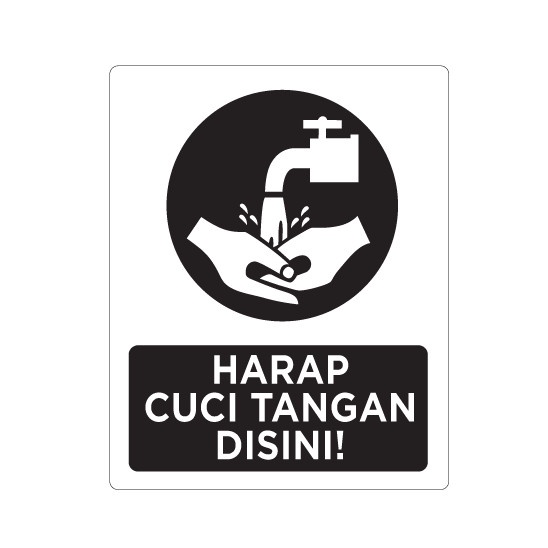 

BARANG TERLARIS Cuci Tangan Disini Sign Acrylic 20 x 25 cm Sign Board Akrilik
