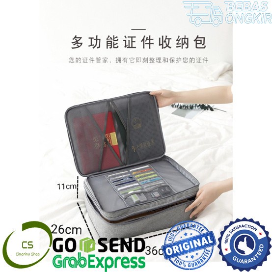 

BARANG TERLARIS Document Storage Bag / Penyimpanan Dokumen / Dijamin Dokumen Aman