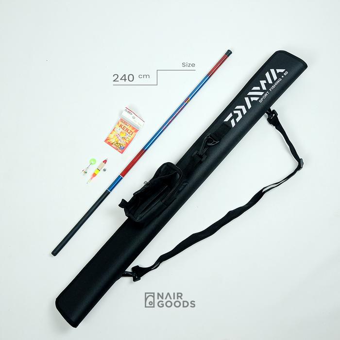 Set Tegek Lengkap Dengan Tas Hardcase Ukuran 210-450 Cm Pancing Reel