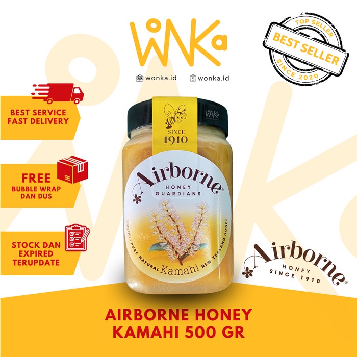 

BARANG TERLARIS Airborne - Madu Kamahi 500gr - New Zealand Natural Honey Since 1910