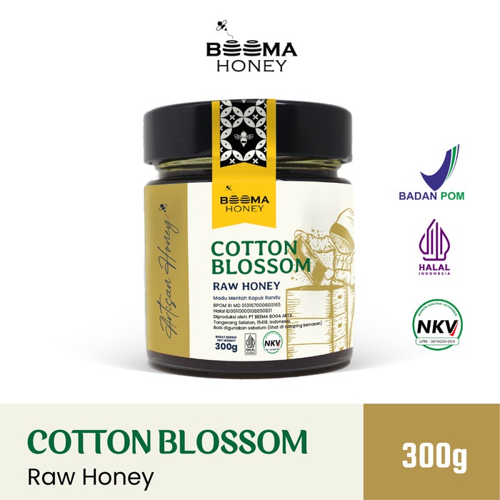 

BARANG TERLARIS COTTON BLOSSOM BEEMA HONEY/ madu organik /madu kapuk randu/ organik
