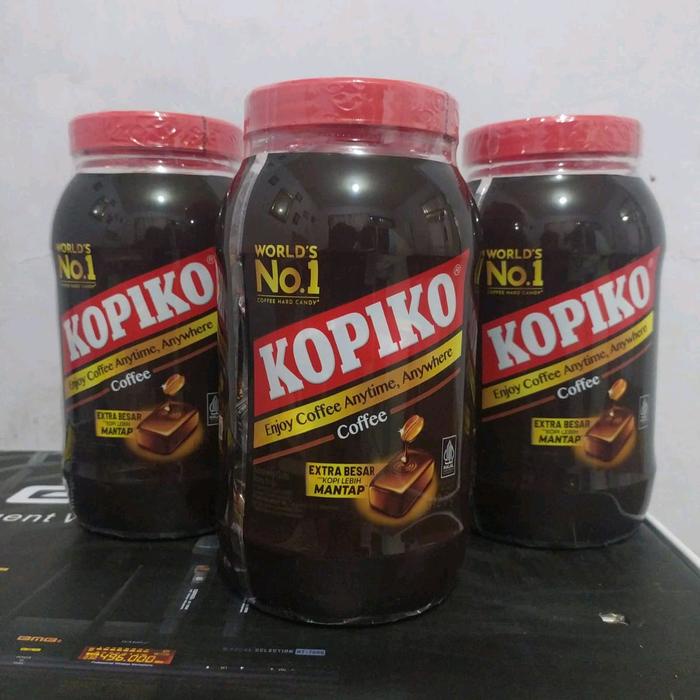 

Kopiko Permen Kopi 612 Gram - Kopiko Jar Toples isi 175-180 pcs Candy Food