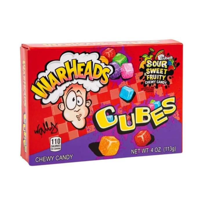 

Warheads Sweet and Sour Fruity Candy / Permen rasa buah buahan 113GR