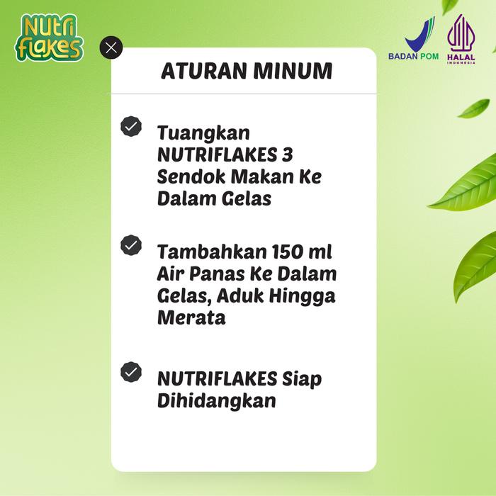 

Terbaru!! Nutriflakes Sereal Asam Lambung 1 Box Food Granola Packing Aman