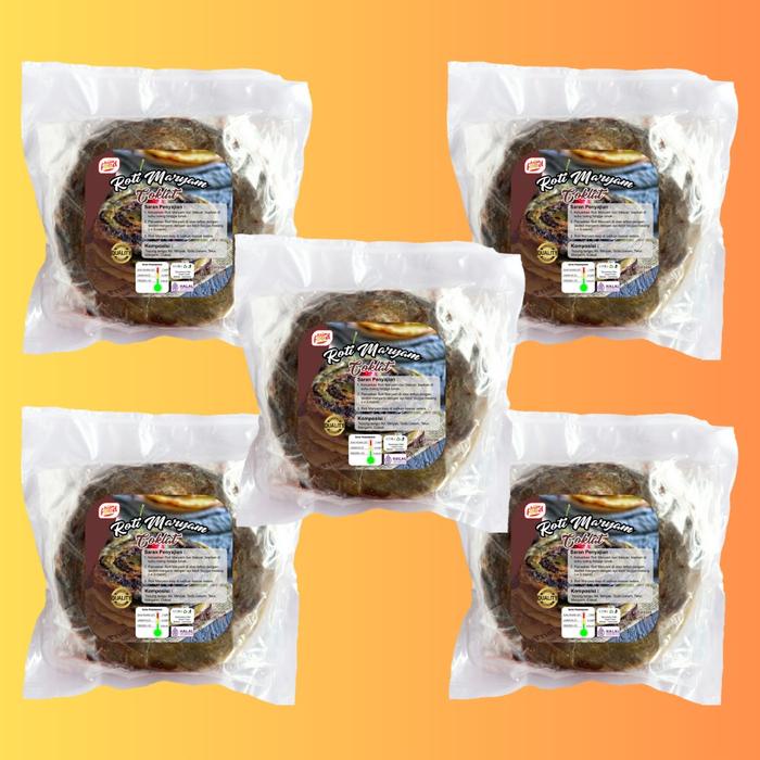

Terbaru!! [Paket 5 Pack] Roti Maryam Cokelat Packing Aman