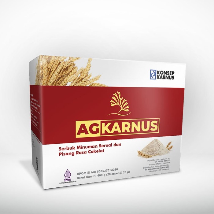 Ready Stock Ag Karnus Alga Gold Sereal Reguler Isi 20 Sacet Cod