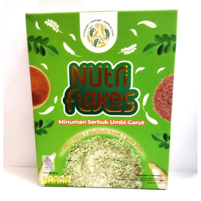 

Promo Nutri Flakes Sereal Serbuk Umbi Garut - Nutriflakes - 280Gr Cod